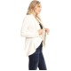 Women's Casual 3/4 Sleeve Open Front Cardigan Jacket Work Office Blazer with Plus Size