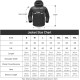 FREE SOLDIER Hunting Jacket, Men's Soft-shell Tactical Hooded Jacket Outdoor winter fleece jacket