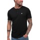 INTO THE AM Men's Advanced Henry Shirt - casual short sleeve fashion slim T-shirt